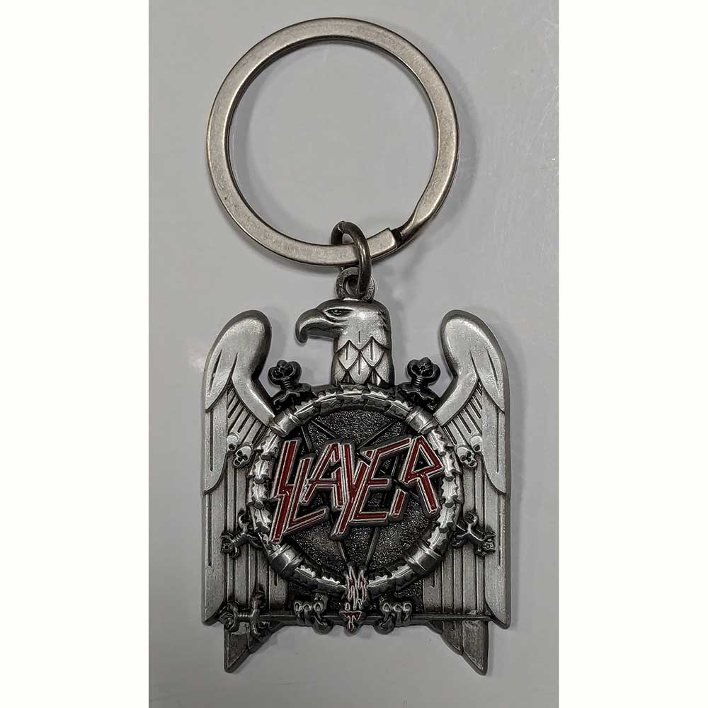 Slayer Keychain: Silver Eagle v2 (Die-Cast Relief)