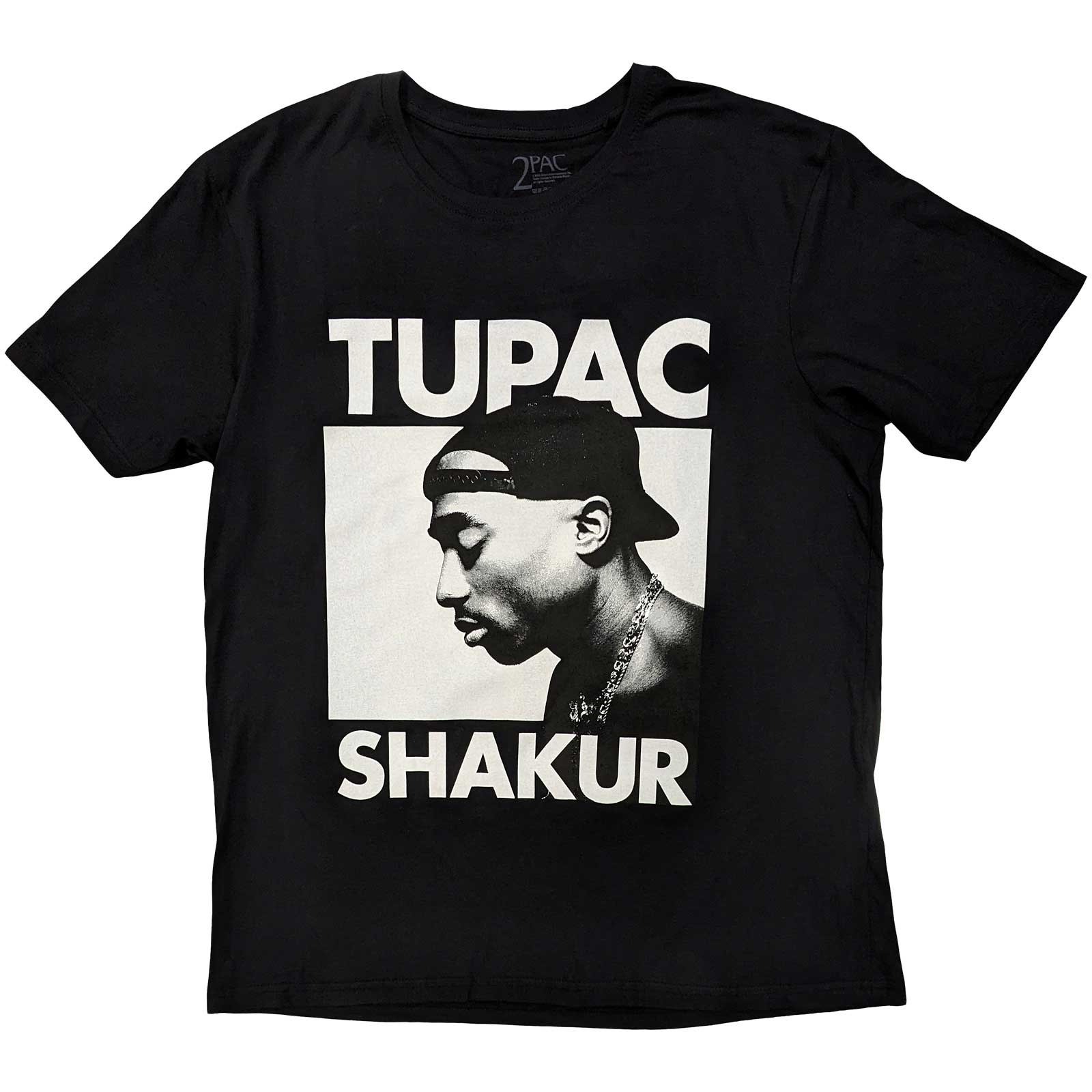 Tupac Unisex T-Shirt: Eyes Closed (Medium)