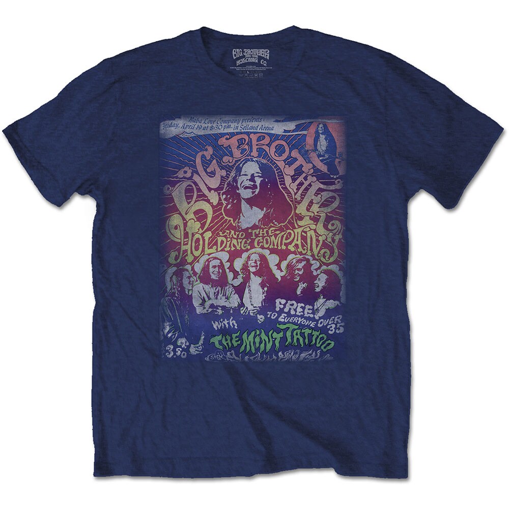Big Brother & The Holding Company Unisex T-Shirt: Selland Arena (Medium)
