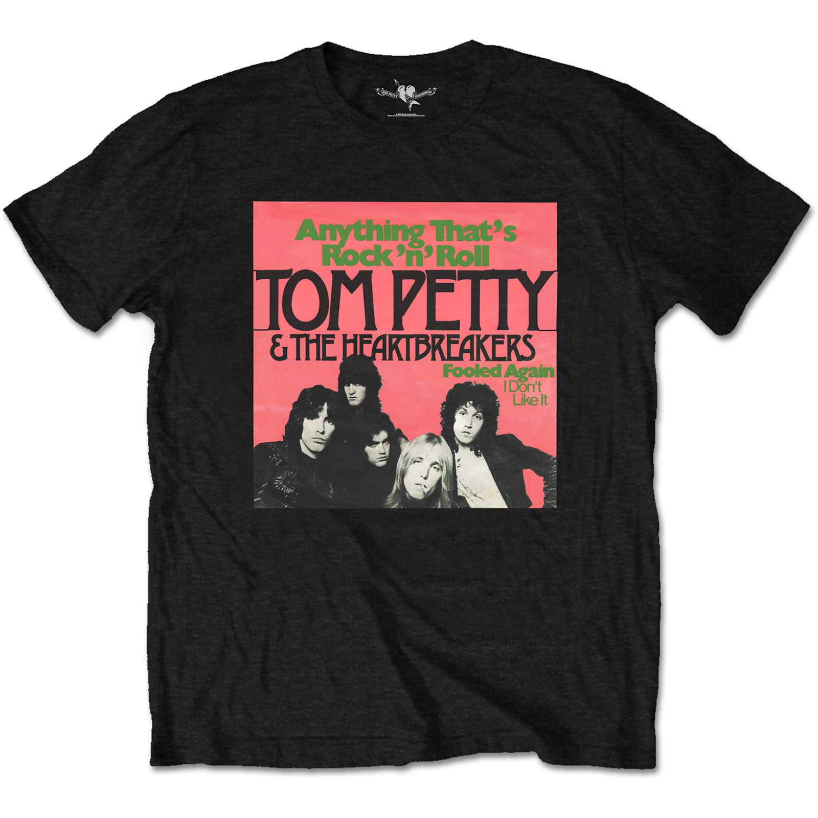Tom Petty & The Heartbreakers Unisex T-Shirt: Anything (Medium)