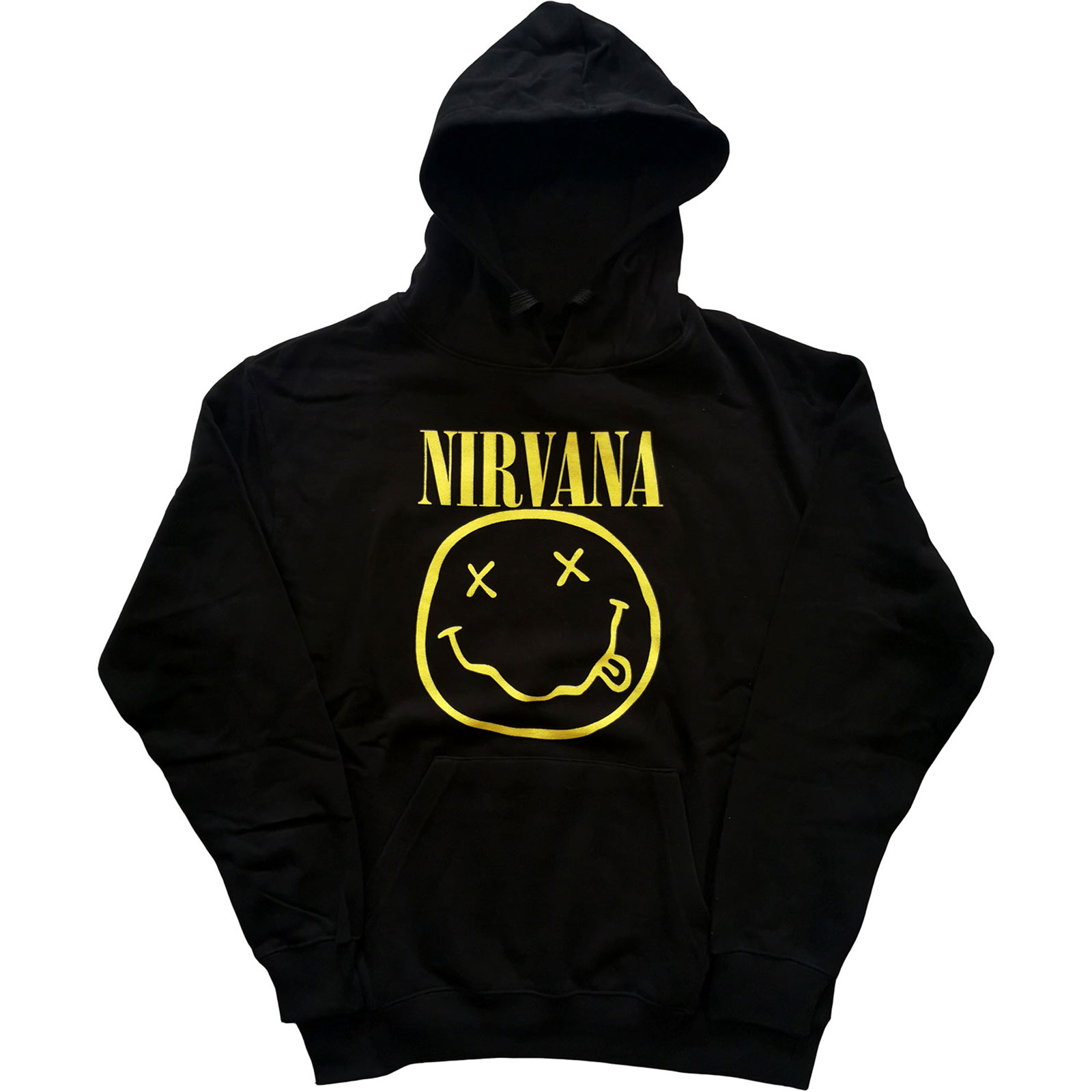 Nirvana hoodie: Yellow Smiley - storlek S-XXXL - 2