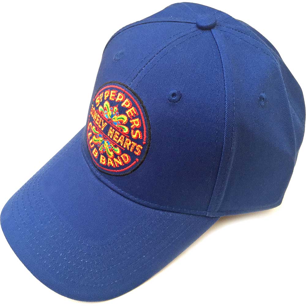 The Beatles Unisex Baseball Cap: Sgt Pepper Drum (Mid Blue) - 2
