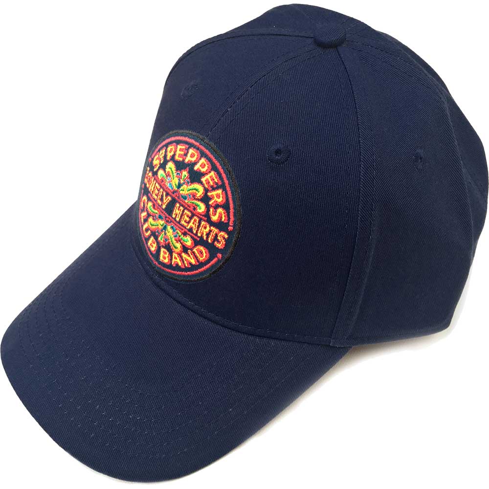 The Beatles Unisex Baseball Cap: Sgt Pepper Drum (Navy Blue) - 2