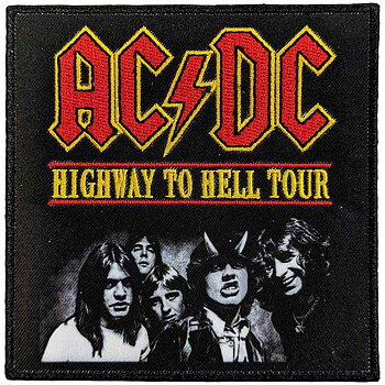 AC/DC Standard Woven Patch: Highway To Hell Tour