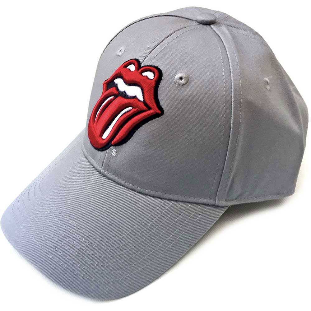 The Rolling Stones Unisex Baseball Cap: Classic Tongue (Grey) - 2
