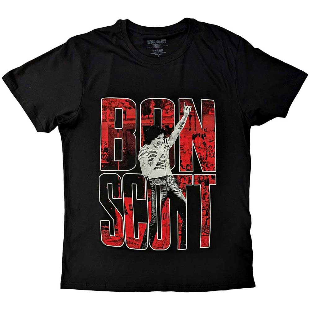 Bon Scott Unisex T-Shirt: Big Type (XX-Large)