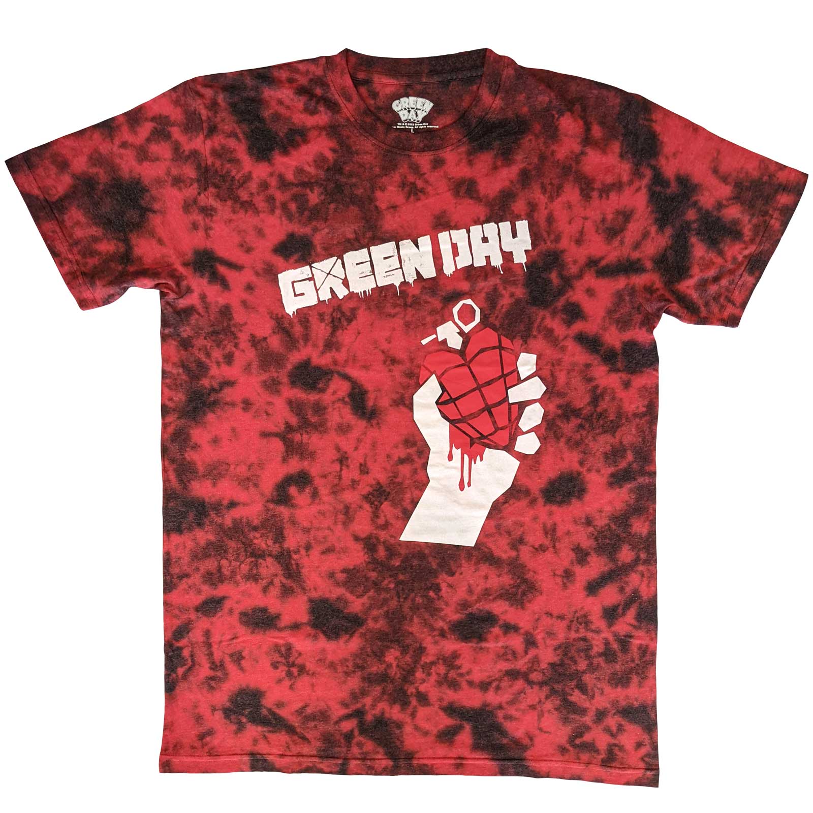 Green Day Unisex T-Shirt: American Idiot (Wash Collection) (Medium)