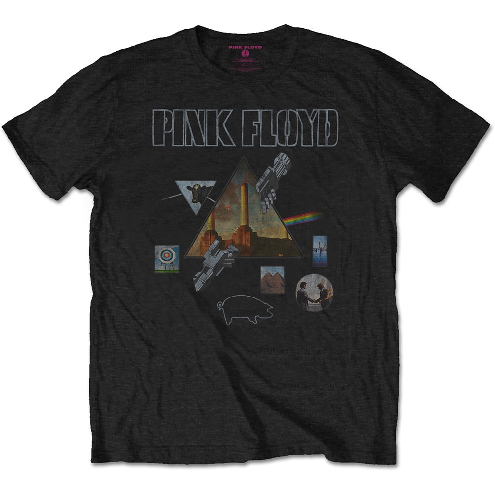 Pink Floyd Unisex T-Shirt: Montage (Small) - 2