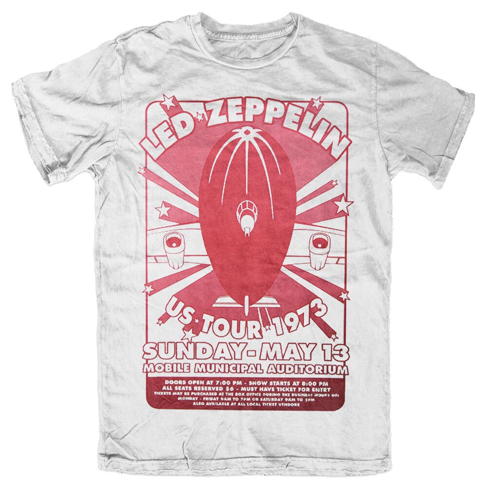 Led Zeppelin Unisex T-Shirt: Mobile Municipal (XX-Large)