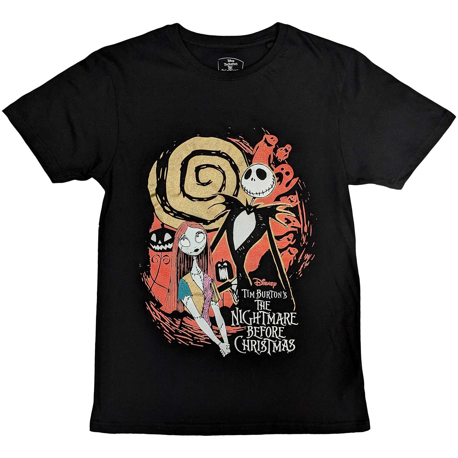 Disney Unisex T-Shirt: The Nightmare Before Christmas Ghosts (Embellished) (XX-Large)
