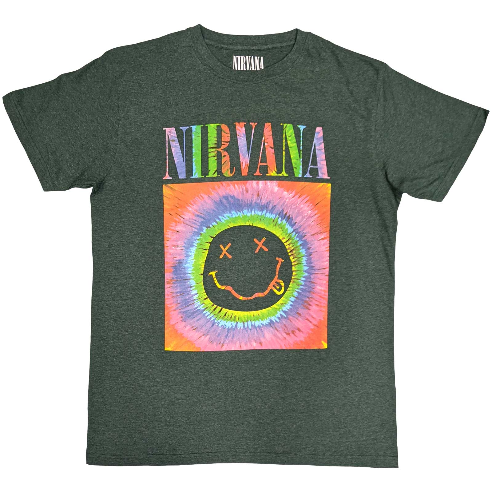 Nirvana Unisex T-Shirt: Smiley Glow Box (Medium)