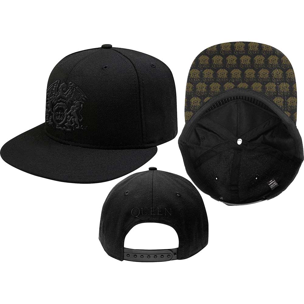 Queen Unisex Snapback Cap: Crest - 2