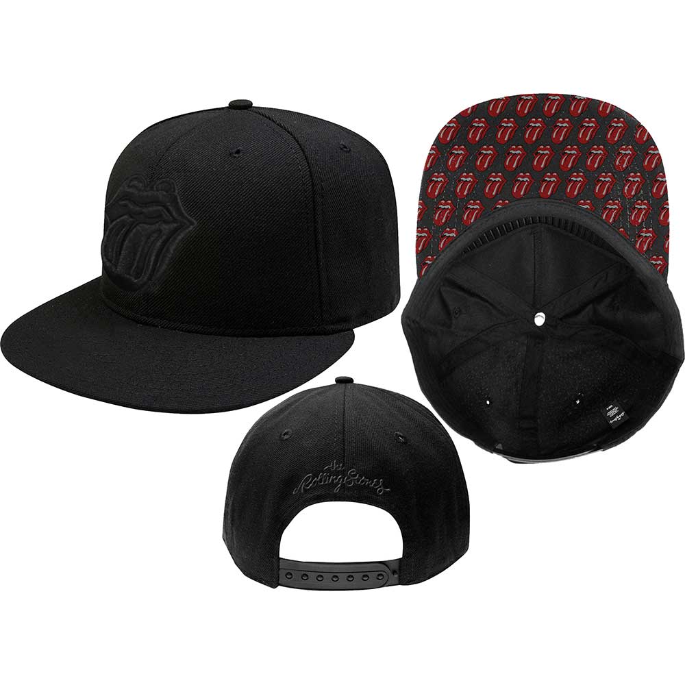 The Rolling Stones Unisex Snapback Cap: Classic Tongue - 2