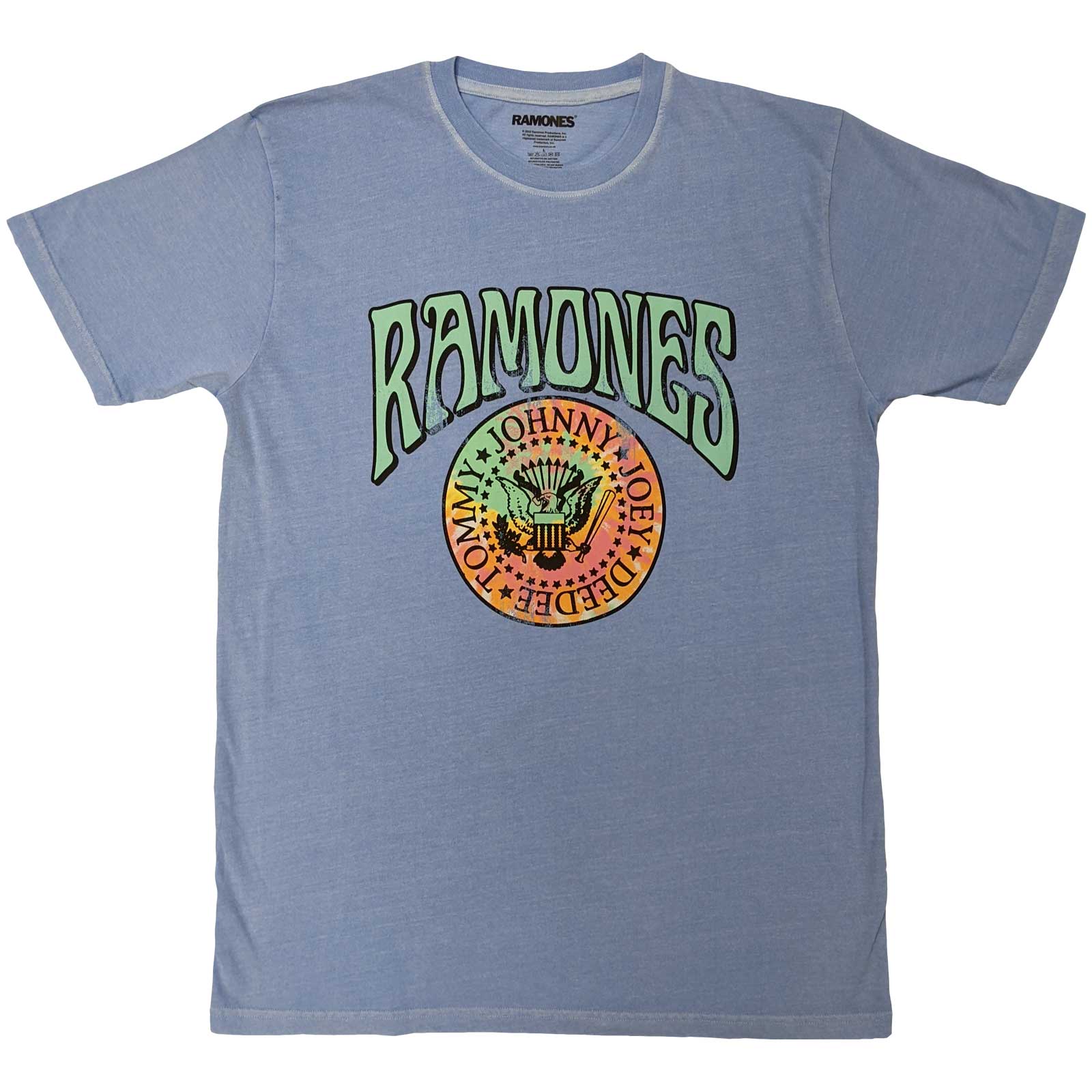 Ramones Unisex T-Shirt: Crest Psych (Large)
