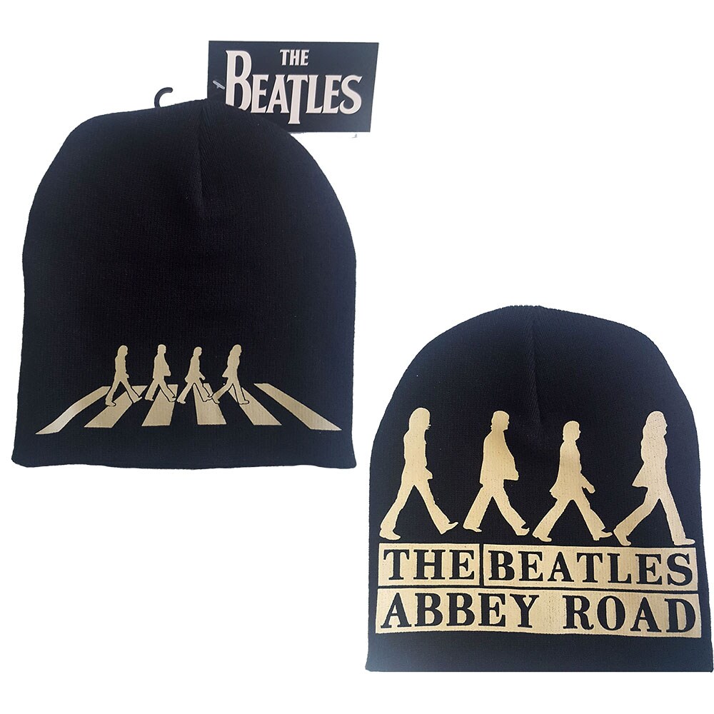 The Beatles Unisex Beanie Hat: Abbey Road (Back Print) - 2