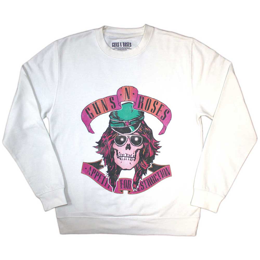 Guns N' Roses Unisex Sweatshirt: Axl Skull (Large)