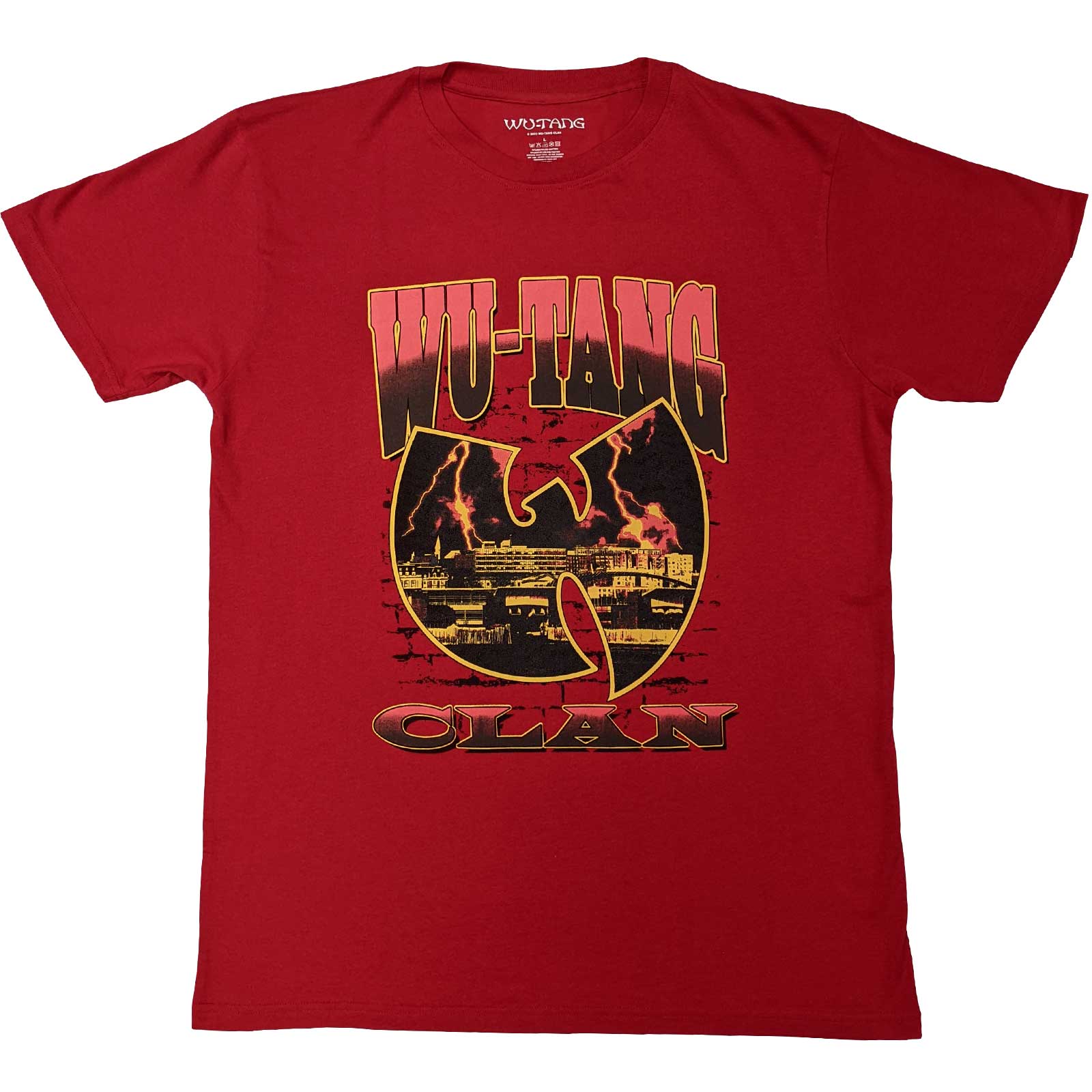 Wu-Tang Clan Unisex T-Shirt: Brick Wall (Large)