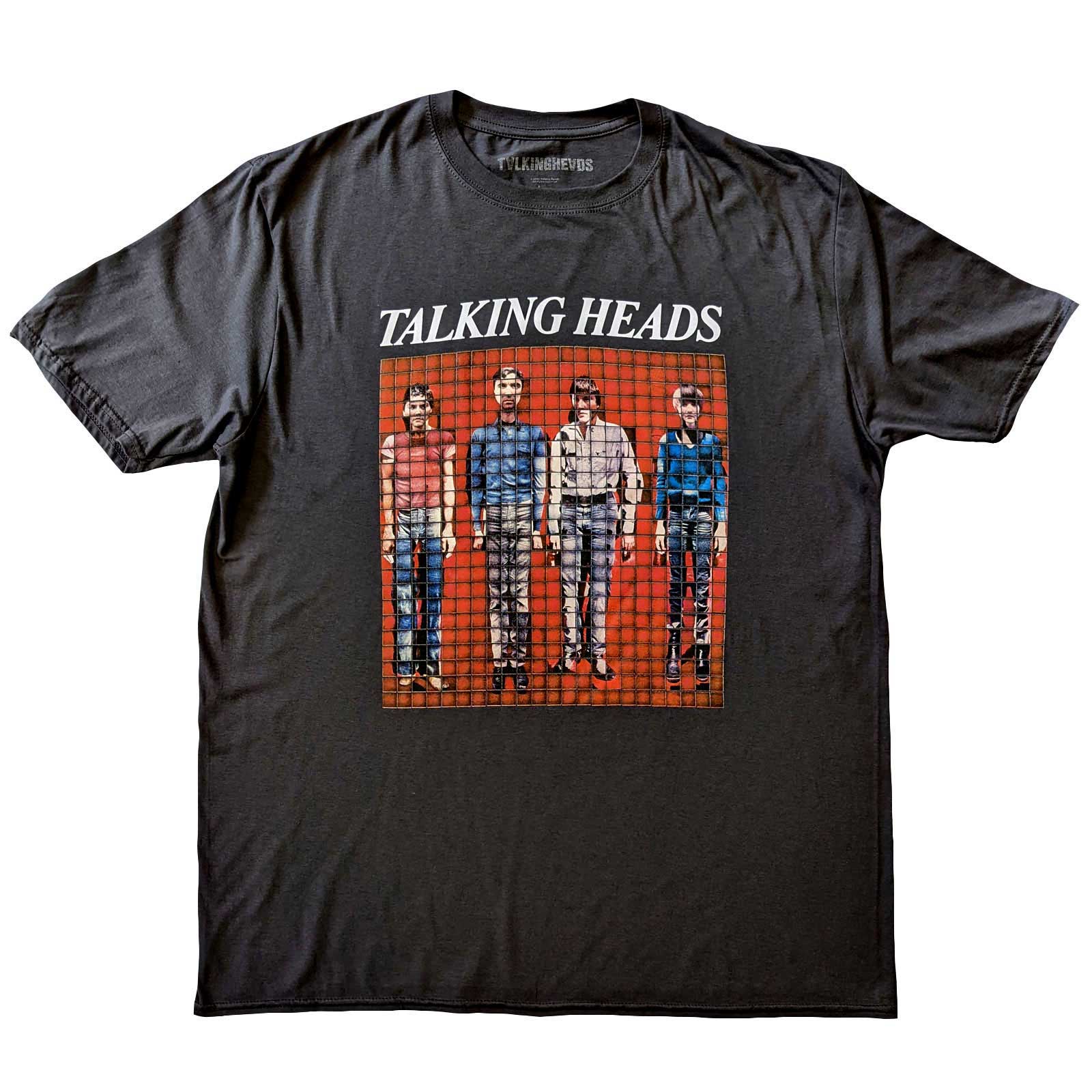 Talking Heads Unisex T-Shirt: Pixel Portrait (Large)