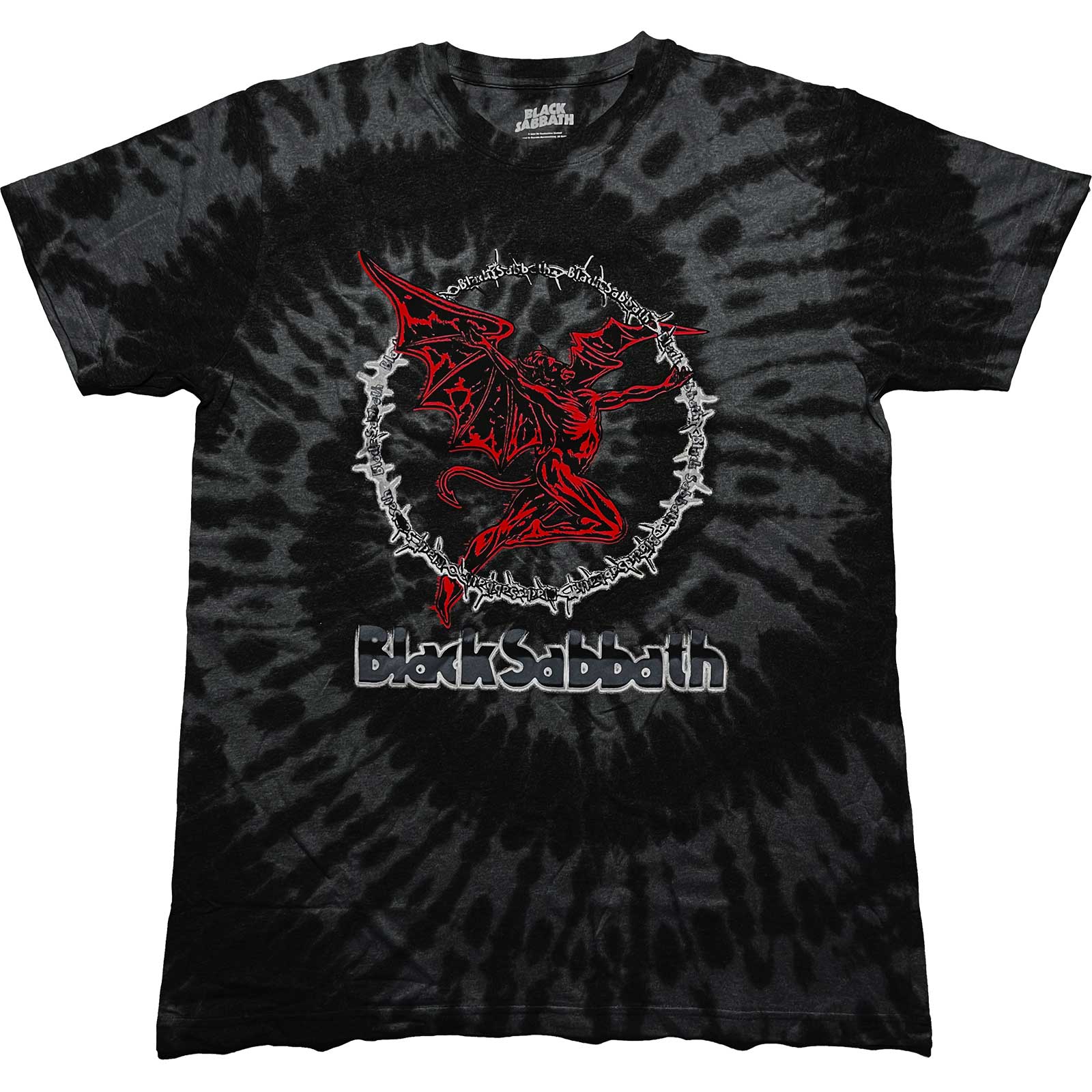 Black Sabbath Unisex T-Shirt: Red Henry (Wash Collection) (Medium)