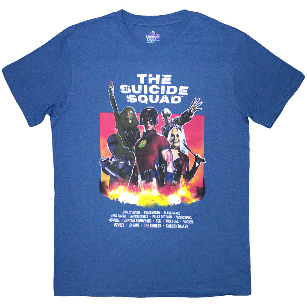 DC Comics Unisex T-Shirt: Suicide Squad Poster (Small)