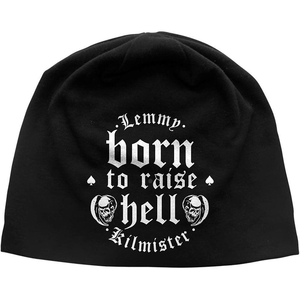 Lemmy Unisex Beanie Hat: Born to Raise Hell - 2