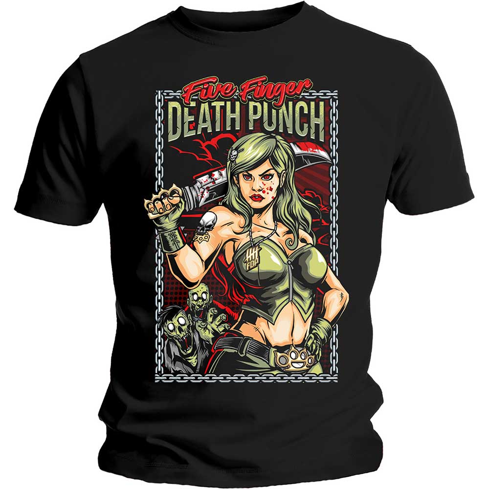 Five Finger Death Punch Unisex T-Shirt: Assassin (Small) - 2