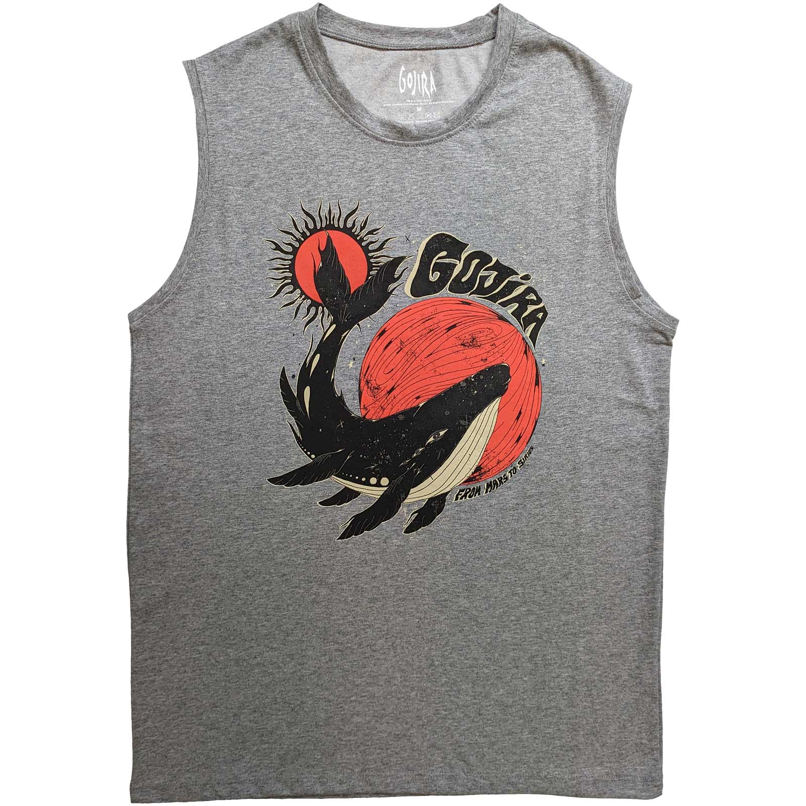 Gojira Unisex Tank T-Shirt: Whale (X-Large)