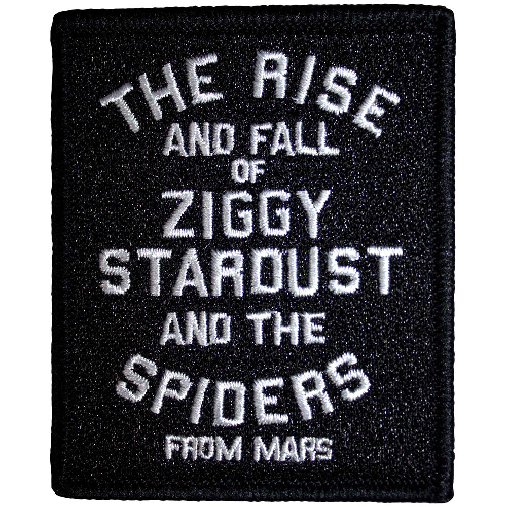 David Bowie Standard Patch: The Rise and Fall