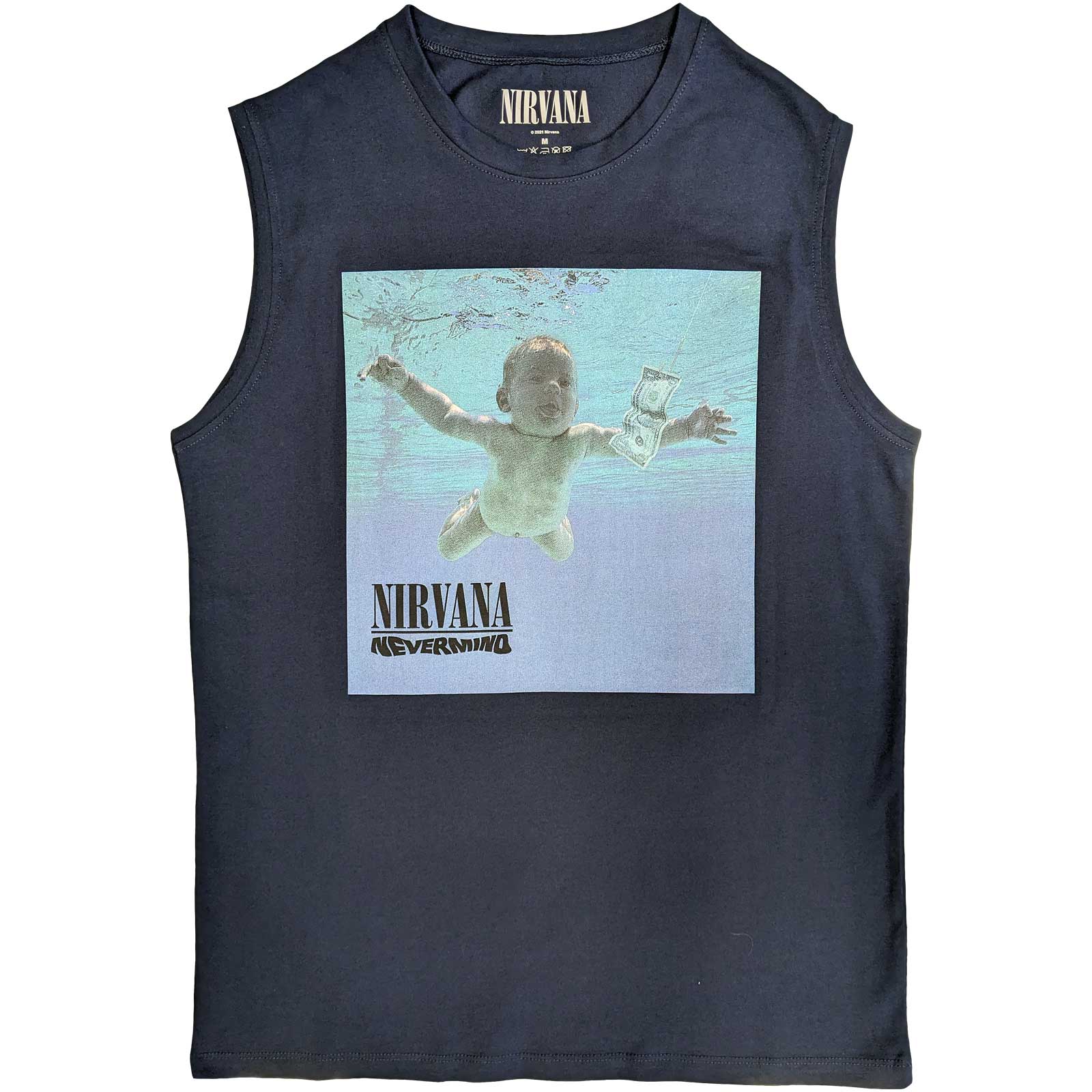 Nirvana Unisex Tank T-Shirt: Nevermind Album (X-Large)
