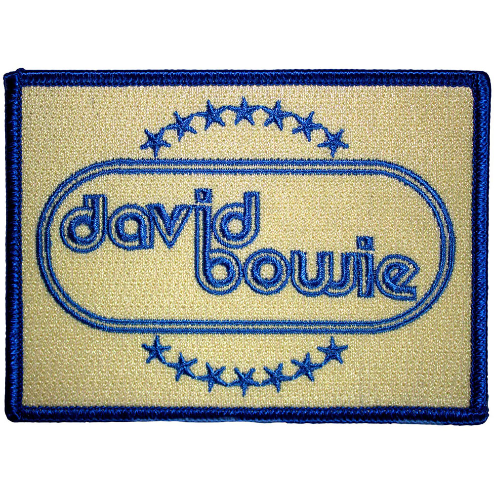 David Bowie Standard Patch: Oval and Stars