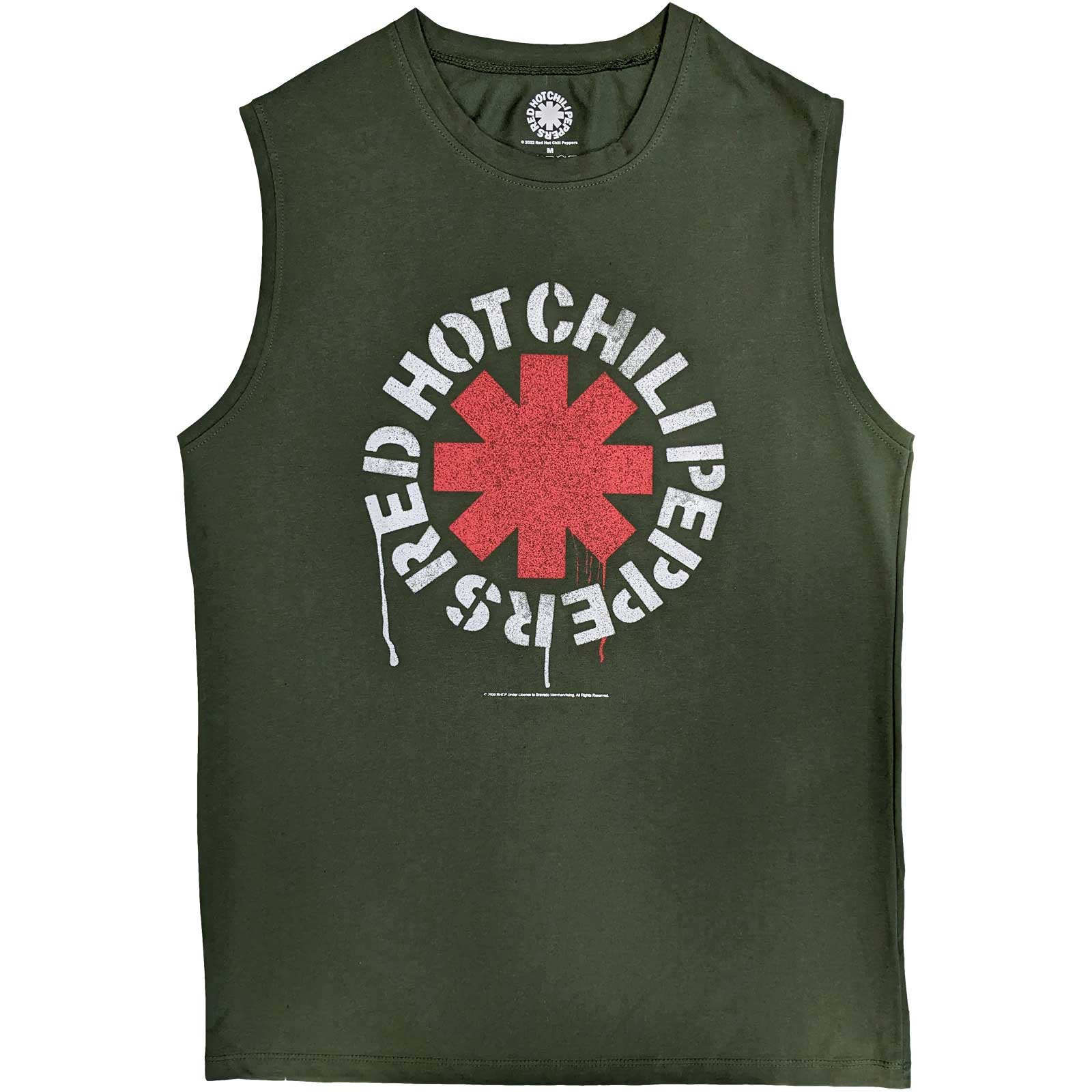 Red Hot Chili Peppers Unisex Tank T-Shirt: Stencil (X-Large)