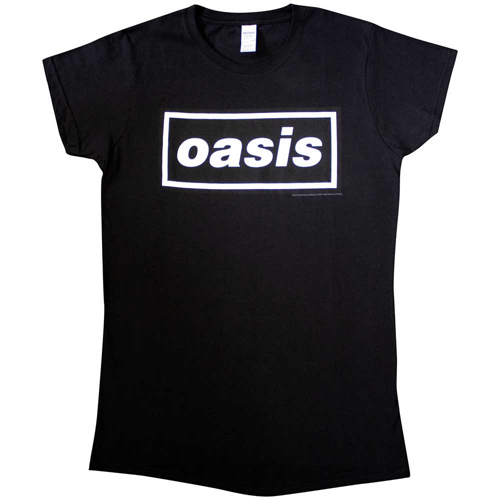 Oasis Ladies T-Shirt: Decca Logo (X-Large)