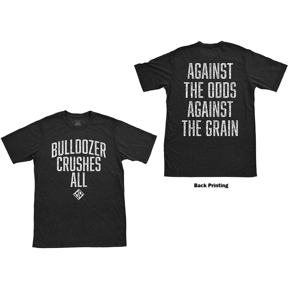 Machine Head Unisex T-Shirt: Bulldozer (Back Print) (X-Large)