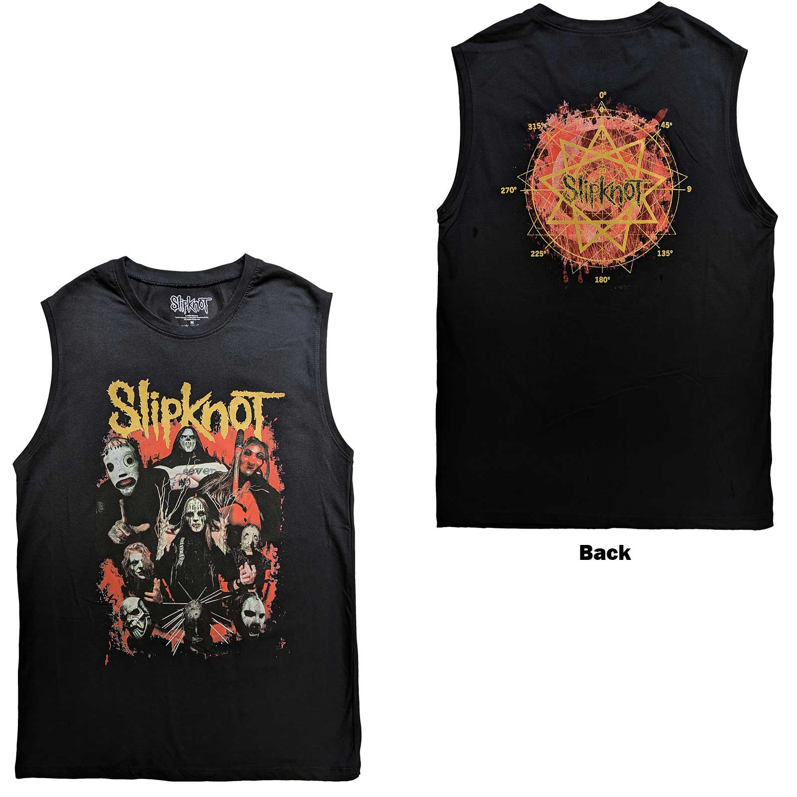 Slipknot Unisex Tank T-Shirt: Come Play Dying (Back Print) (X-Large)