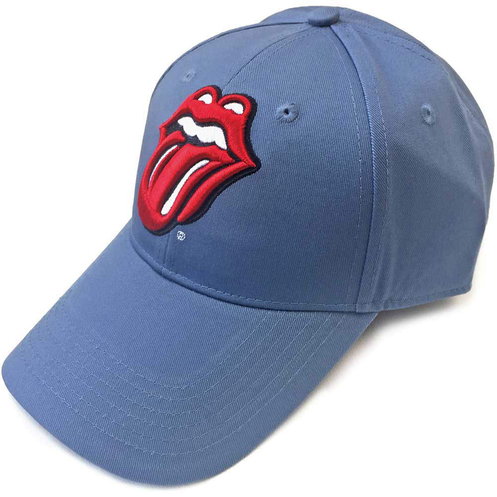 The Rolling Stones Unisex Baseball Cap: Classic Tongue (Denim Blue) - 2