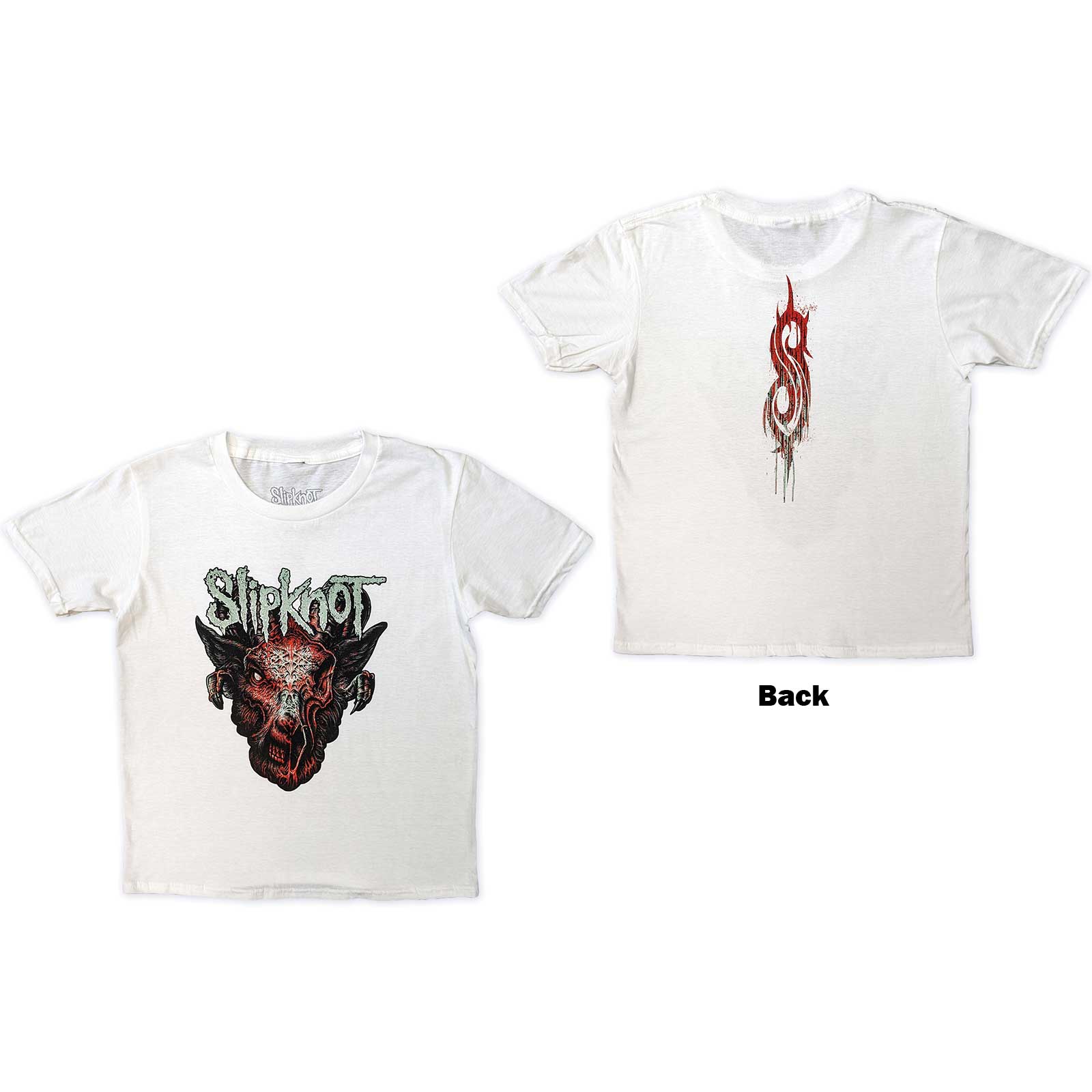 Slipknot Kids T-Shirt: Infected Goat (Back Print) (9-10 Years)