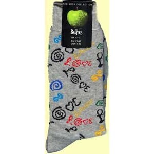 The Beatles Unisex Ankle Socks: Love (Size 40-45) - 2