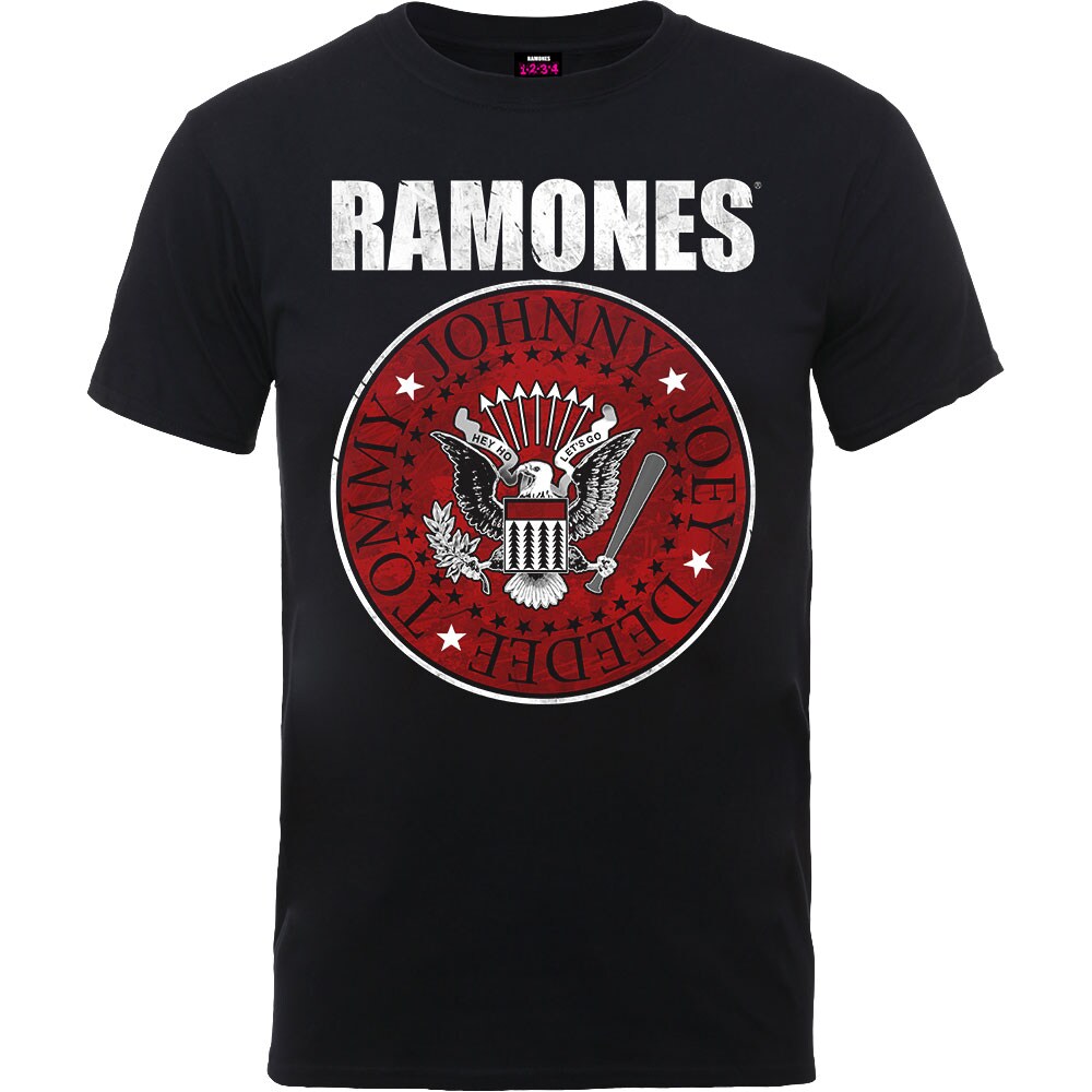 Ramones Unisex T-Shirt: Red Fill Seal (Small) - 2