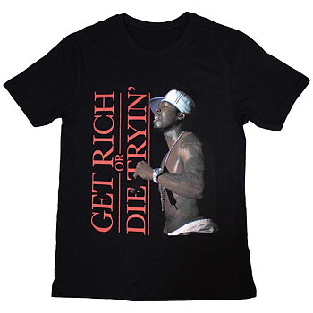 50 Cent Unisex T-Shirt: Get Rich (X-Large)