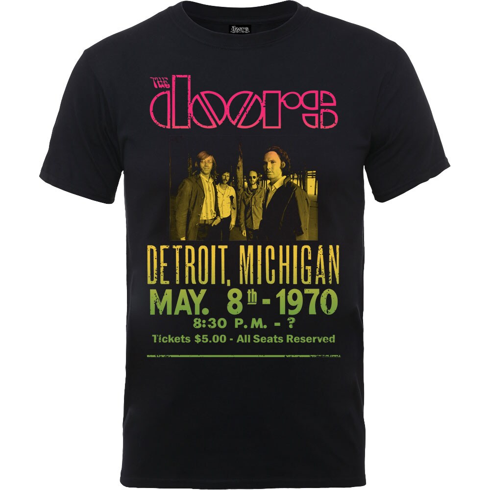 The Doors Unisex T-Shirt: Gradient Show Poster (Small) - 2