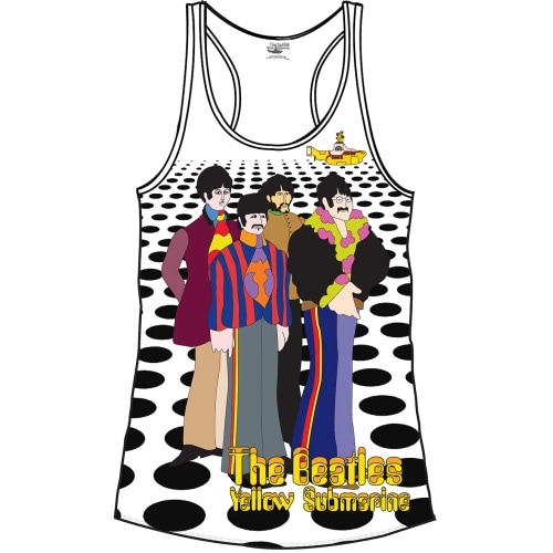 The Beatles Ladies Vest T-Shirt: Yellow Submarine Sea of Holes (Small) - 2