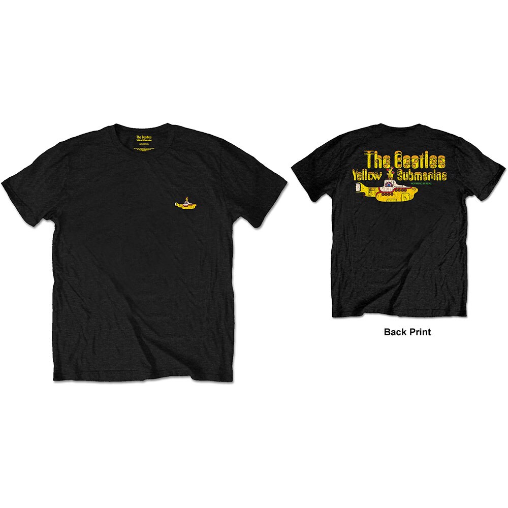 The Beatles Unisex T-Shirt: Nothing Is Real (Back Print/Retail Pack) (XX-Large)