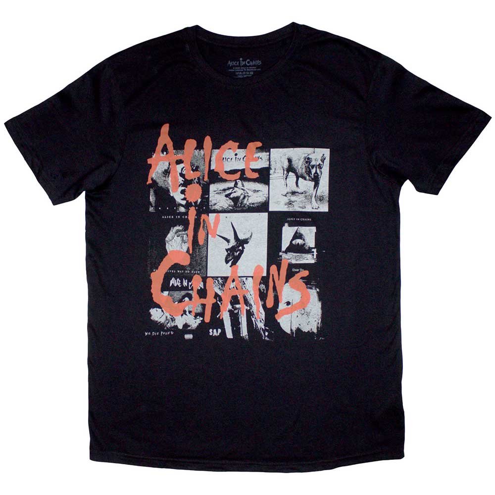 Alice In Chains Unisex T-Shirt: Albums Montage (Small)