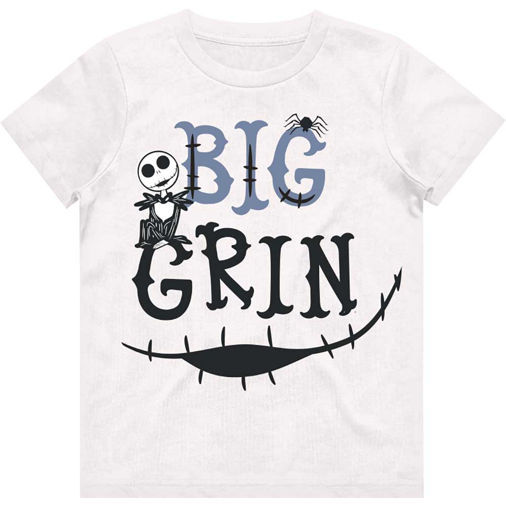 Disney Kids T-Shirt: The Nightmare Before Christmas Big Grin  (9-10 Years)