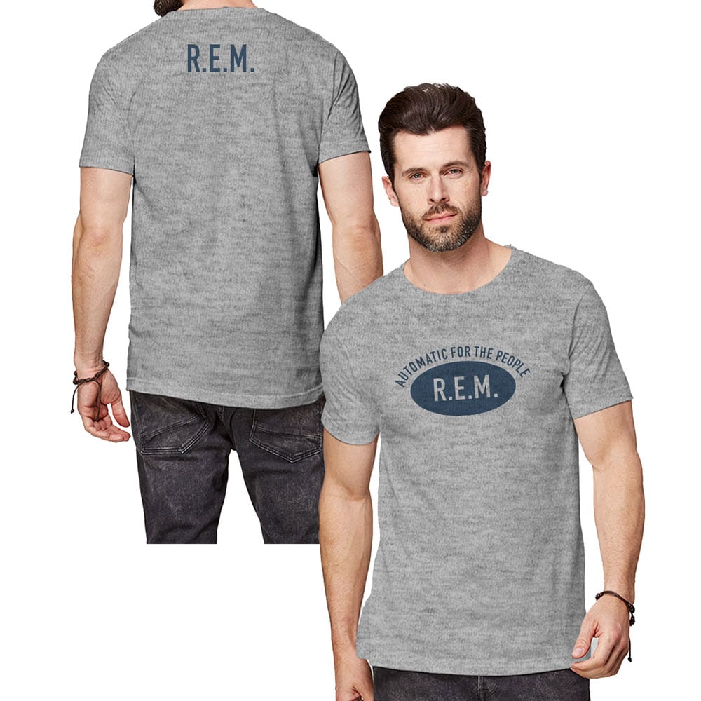 R.E.M. Unisex T-Shirt: Automatic (Back Print) (XX-Large)