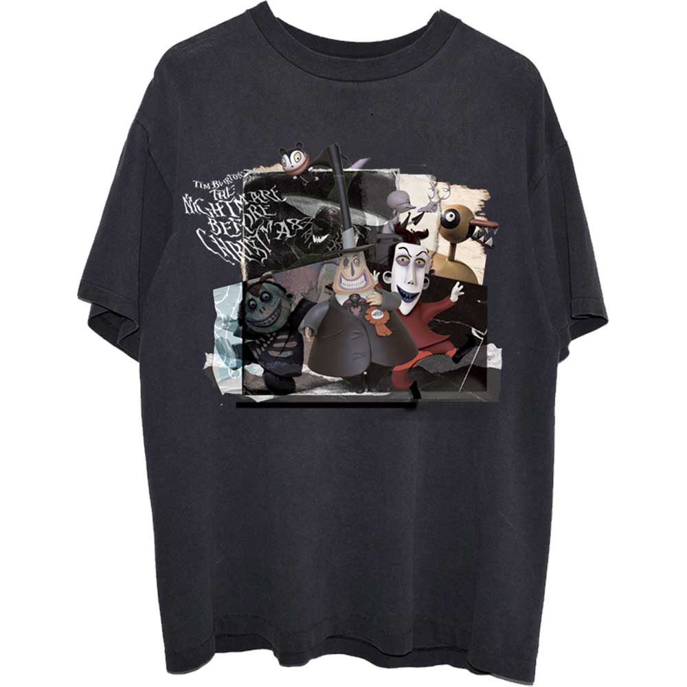 Disney Unisex T-Shirt: The Nightmare Before Christmas Montage  (X-Large)