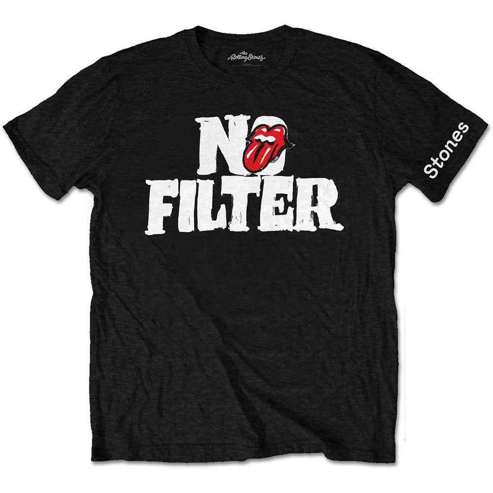 The Rolling Stones Unisex T-Shirt: No Filter Header Logo (Small) - 2