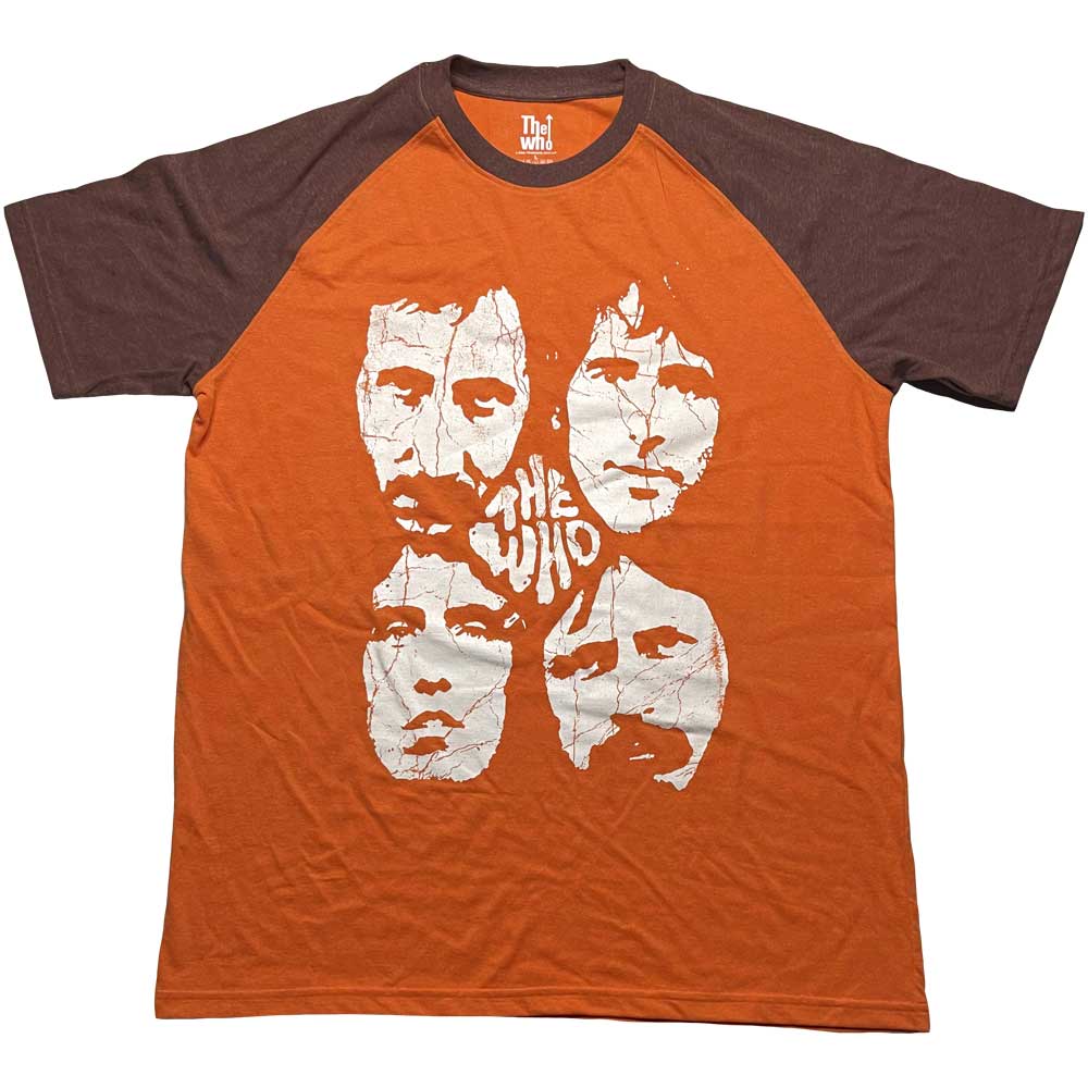 The Who Unisex Raglan T-Shirt: Faces (XX-Large)