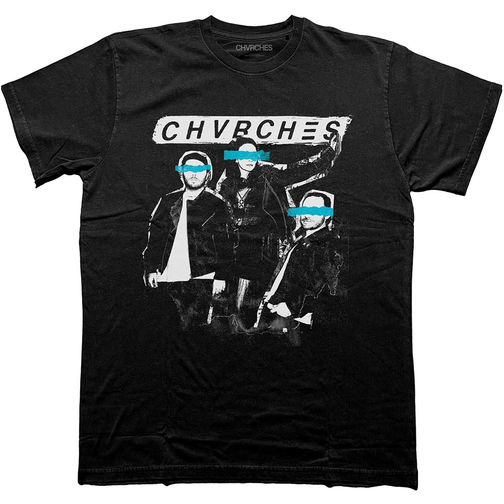 Chvrches Unisex T-Shirt: Cut Photo (Large)