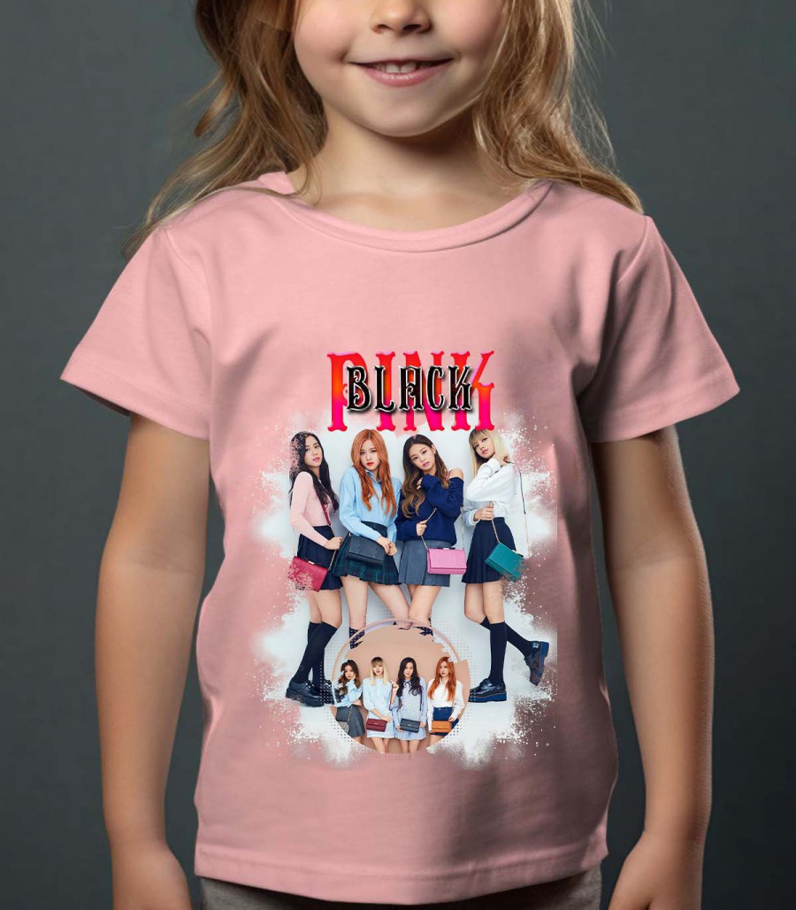 BlackPink Barn T-skjorte - Bags - Rosa - 100% Bomull
